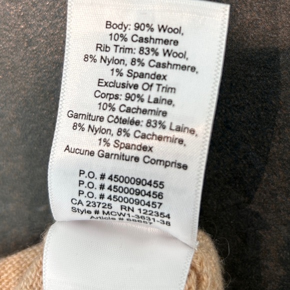 Babaton women’s wool and cashmere mock neck sweater XS - Picture 5 of 5